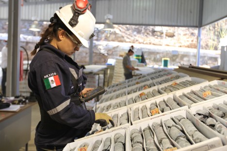 Figure 7: Bolanitos is a primary gold mine centered on the epithermal vein structures of the La Luz fault system.