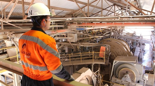 Figure 5: Bolanitos mill interior. The mill is currently operating at approximately 75% capacity; the Company expects to achieve increased capacity at Bolanitos through the addition of mineralized material from San Ignacio.
