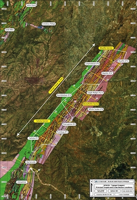 Figure 4 – Tsenge Drilling targets (CNW Group/Allied Gold Corporation)