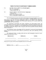 Form of Notice Of Conversion of Common Shares (CNW Group/Canopy Growth Corporation)