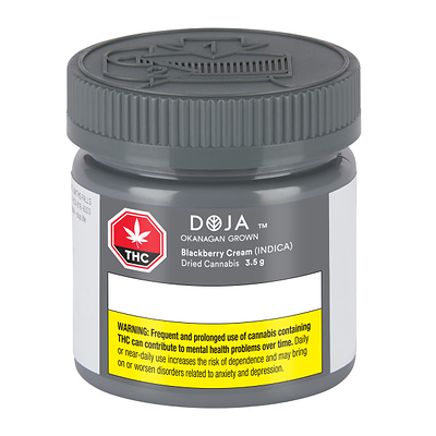 Doja Okanagan Grown Blackberry Cream 3.5g (CNW Group/Canopy Growth Corporation)