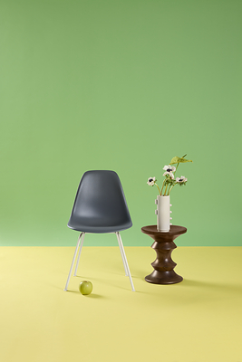 An Eames Molded Plastic Side Chair