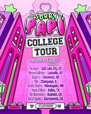 The tour kicks off in Salt Lake City, UT and will visit Louisville, KY; Cincinnati, OH; Champaign, IL; Minneapolis, MN; Dallas, TX; Anaheim, CA; and Sacramento, CA.