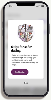 Safe Dating Tips in Hinge