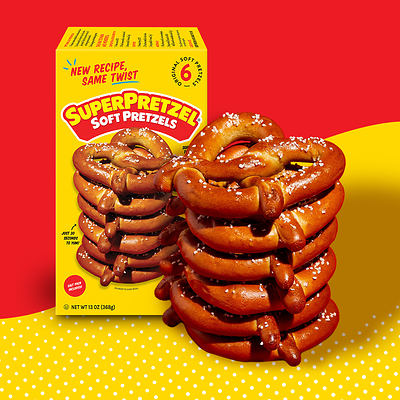 SUPERPRETZEL Reformulation & Updated Packaging