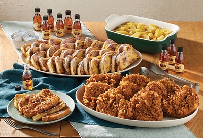 Cater care this holiday season with Cracker Barrel's new Homestyle Chicken® n' French Toast, perfect for large gatherings of 10 or more.