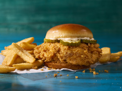 Chicken n' Biscuits by Cracker Barrel now offers a Homestyle Chicken Sandwich built from the brand’s quintessential chicken fried chicken – hand-breaded fried chicken with signature breading, perfectly crispy on the outside and perfectly juicy on the inside. The sandwich is adorned with fresh pickles and completed with a brioche bun, served alongside steak fries and Duke’s Mayonnaise.