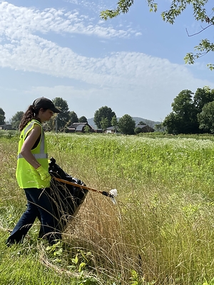 PureCycle volunteer during Pure Planet Day 2022 in Ironton, Ohio