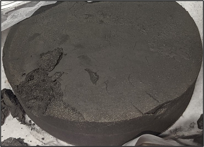 Figure 2 – First Batch of Flotation Concentrate from FS Pilot Plant (CNW Group/FPX Nickel Corp.)
