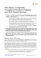 Full press release (including Figures) and accompanying Wongarbon project introduction presentation (CNW Group/Kincora Copper Limited)