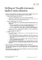 Drilling at Trundle intersects shallow mineralisation (CNW Group/Kincora Copper Limited)