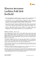 Full press release with figures: Kincora increases Lachlan Fold Belt footprint (CNW Group/Kincora Copper Limited)