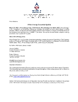 Africa Energy Corporate Update (CNW Group/Africa Energy Corp.)