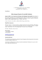 Africa Energy to Present at Pareto E&P Conference (CNW Group/Africa Energy Corp.)