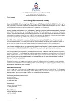 Africa Energy Secures Credit Facility (CNW Group/Africa Energy Corp.)