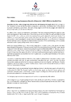 Africa Energy Announces Results of Gazania-1 Well Offshore South Africa (CNW Group/Africa Energy Corp.)