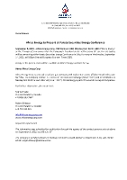 Africa Energy to Present at Pareto Securities Energy Conference (CNW Group/Africa Energy Corp.)