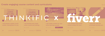 Thinkific & Fiverr Partner to Launch First-of-its-kind Store on Fiverr Marketplace (CNW Group/Thinkific Labs Inc.)