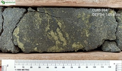 Adventus Mining Announces First Batch of Drilling Results for El Domo Underground (News Release - 2022 10 17) (CNW Group/Adventus Mining Corporation)