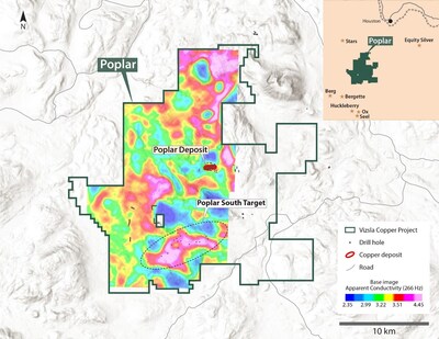 Figure 1 – Poplar Project. (CNW Group/Vizsla Copper Corp.)