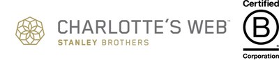 TSX:CWEB - Charlotte's Web is the market leader in hemp CBD extract products and is a Certified B Corp publicly traded company Logo. (CNW Group/Charlotte's Web Holdings, Inc.)