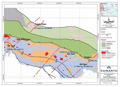 Figure 1: Kili Teke Regional Project Location (CNW Group/Kainantu Resources Ltd.)