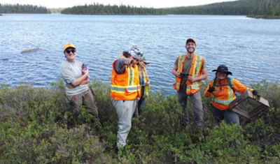 Figure 7 – Archaeological Team at Case Lake (CNW Group/Power Metals Corp.)