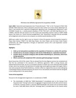 FSX Enters into Definitive Agreement for Acquisition of WDR (CNW Group/Fosterville South Exploration Ltd.)