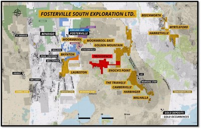 Figure 3 – Fosterville South Overview Map (CNW Group/Fosterville South Exploration Ltd.)