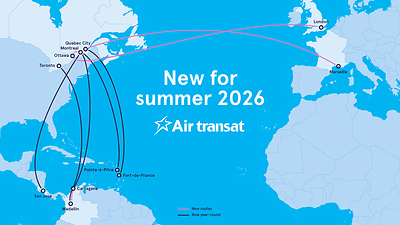 New for summer 2026 (CNW Group/Transat A.T. Inc.)