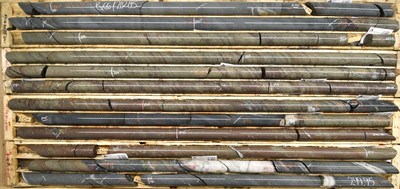 Photo 1: Hole STE-21-08 (CNW Group/Starr Peak Mining Ltd.)