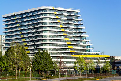 Landa Global's Cascade City development in Richmond, BC. Photographer: Amey Kandalgaonkar (CNW Group/Tribe Property Technologies Inc.)