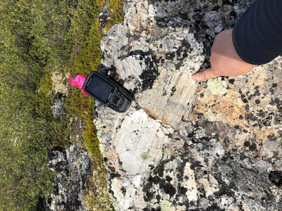 Spodumene Megacryst from the SD2 Pegmatite, LDG Project, NWT (CNW Group/North Arrow Minerals Inc.)