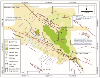Figure 1 – Panuco Vein System (CNW Group/Zacatecas Silver Corp.)