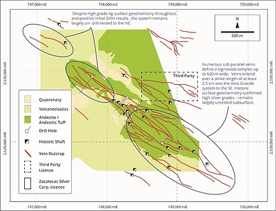 Figure 4 - El Cristo System (CNW Group/Zacatecas Silver Corp.)