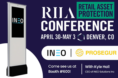 INEO to Participate in Upcoming Retail Asset Protection Conference with Prosegur. The RILA Asset Protection Conference will be taking place in Denver, CO from April 30 to May 3, 2023. Kyle Hall, CEO of INEO, will be attending the conference. At the conference, visitors will be able to view a demonstration of the INEO Welcoming System inside the Prosegur Security booth.  INEO is rapidly gaining recognition as a top innovator in the retail technology industry. (CNW Group/INEO Tech Corp.)