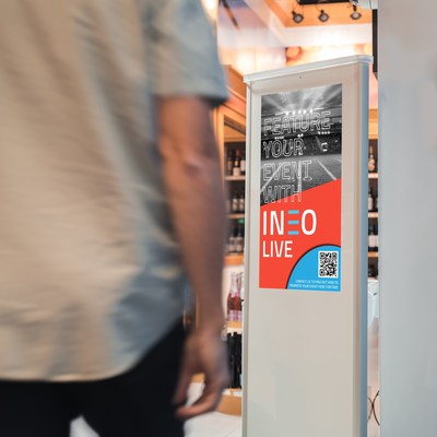 INEO Announces New Initiative to Support Live Events: INEO LIVE - The new program will provide up to 25,000 free ad plays on the INEO Welcoming Network to promote qualifying live events (CNW Group/INEO Tech Corp.)