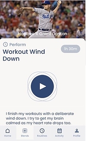 Post Work-Out Wind Down by Grant (CNW Group/Hapbee Technologies Inc.)