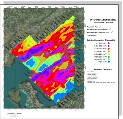 Figure 5: 2024 Geophysical Survey – Northern Grid (CNW Group/Comet Lithium Corporation)
