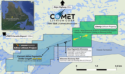 Liberty Project Map (CNW Group/X-Terra Resources Inc.)