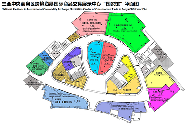 Floor plan of the International Commodity Exchange / Exhibition Center (‘ICE Exhibition Center”) (CNW Group/Astron Connect Inc.)