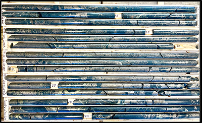Figure 2. Diamond Drill Hole Wine 24-1A (53.45m-75.1m displayed) Main Zone Mineralization. Displayed section represents 21.65 meters that averages 1.99% NiEq. (CNW Group/Nican Ltd.)