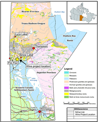 Figure 1: Wine Project Location (CNW Group/Nican Ltd.)