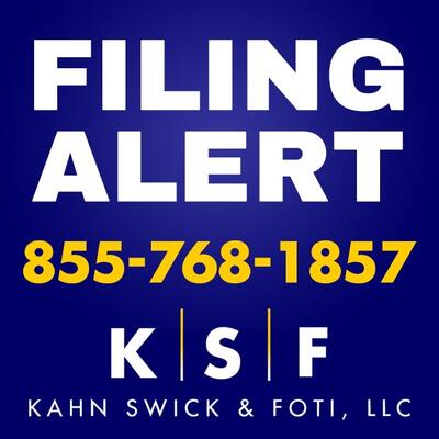 (PRNewsfoto/Kahn Swick & Foti, LLC)