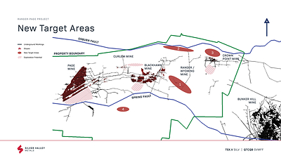 New Target Areas (CNW Group/Silver Valley Metals Corp.)