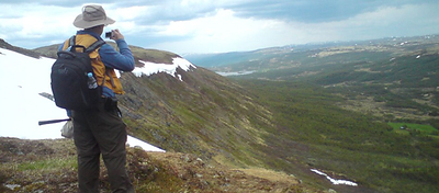 Figure 2. Overview of the Hessjøgruva project area - view looking North. (CNW Group/Capella Minerals Limited)