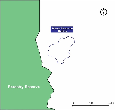 Figure 1. Updated Boundary of the Regional Forestry Reserve (CNW Group/Libero Copper & Gold Corporation)