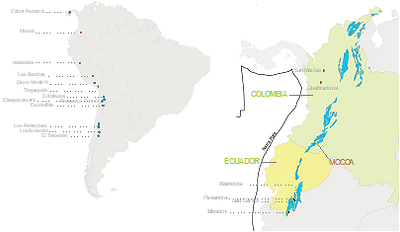 Figure 1: Mocoa porphyry copper-molybdenum deposit location maps. (CNW Group/Libero Copper & Gold Corporation.)