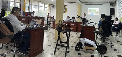 Photo 9 – Presentation by Libero to Mocoa’s Municipal Council (CNW Group/Libero Copper & Gold Corporation.)