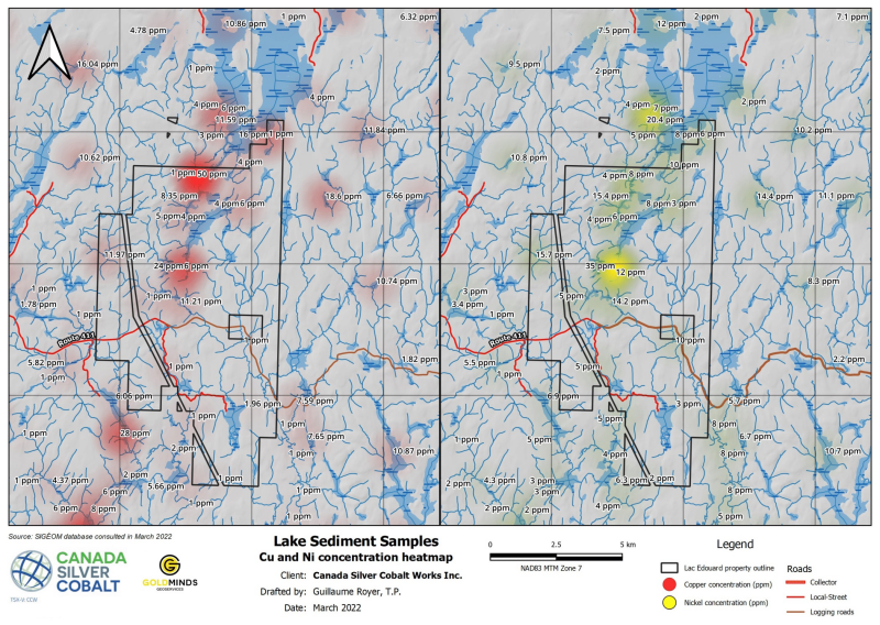 Figure 2: &nbsp;Property location and location of gravity
anomaly.